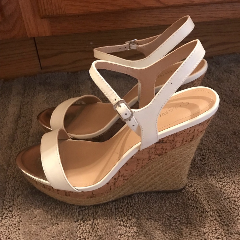 White wedges by Charles David